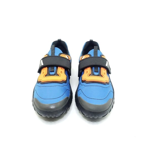 Prada Colorblock Nylon Scuba Sneaker Blue Orange Mens US 8 - Picture 11 of 11